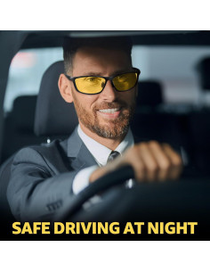 Gafas de Conducción Nocturna Myiaur - Lentes Amarillos Polarizados 2