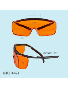 Gafas de Seguridad UV Tool Klean TK-1-SGL Ajuste Grande 2
