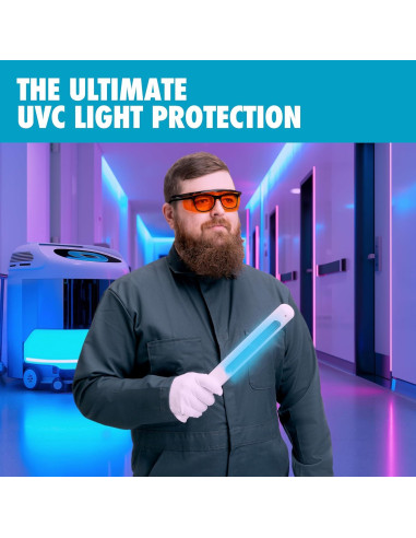 Gafas de Seguridad UV Tool Klean TK-1-SGL Ajuste Grande