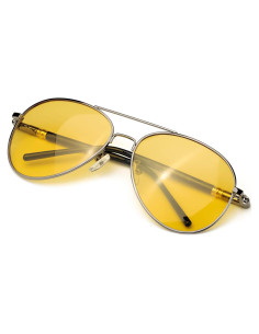 Gafas de Visión Nocturna SODQW con Lentes Amarillas UV400