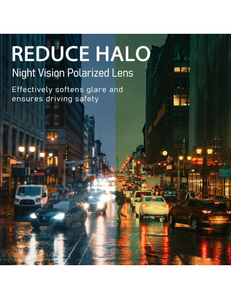 Gafas de Visión Nocturna SODQW con Lentes Amarillas UV400