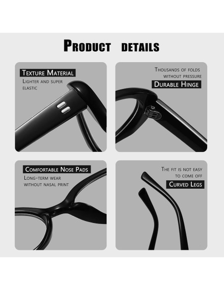 Gafas de bloqueo de luz azul KURSAN unisex retro ovaladas