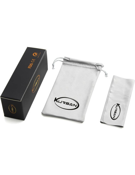 Gafas de bloqueo de luz azul KURSAN unisex retro ovaladas