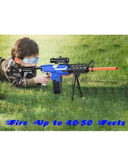 Rifle de Juguete Vioofun Automático con Chaleco y Dardos