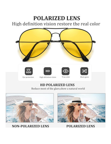 Gafas de sol aviador Outray polarizadas UV400 para conducir