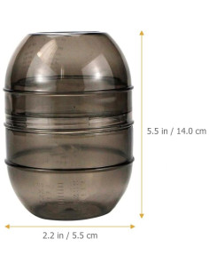 Tazones para Mezclar Color de Cabello SHERCHPRY 2 Pcs 14x5.5cm 2