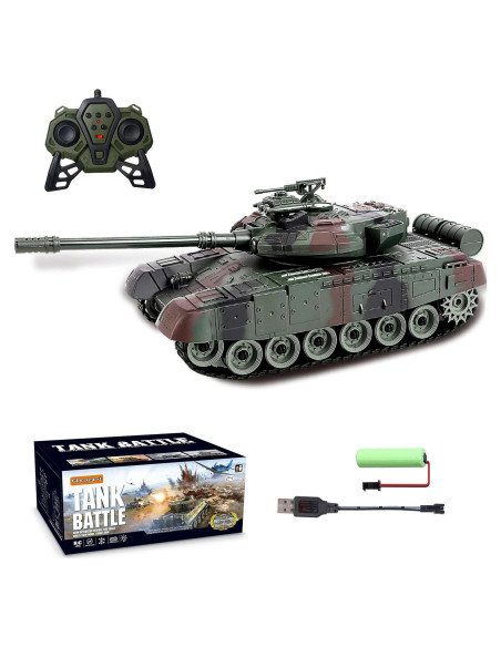 Tanque RC 1:28 DH GY666 Control Remoto con Sonidos y Luces Tanque RC 1:28 DH GY666 Control Remoto con Sonidos y Luces
