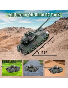 Tanque RC 1:28 DH GY666 Control Remoto con Sonidos y Luces 2