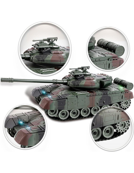 Tanque RC 1:28 DH GY666 Control Remoto con Sonidos y Luces Tanque RC 1:28 DH GY666 Control Remoto con Sonidos y Luces