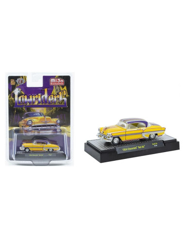 Coche Diecast 1954 Lowriders M2 Amarillo 1/64 Edición Limitada