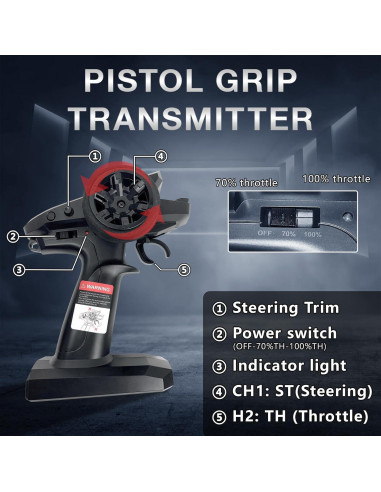 Coche RC Contixo HC1 1:16 39KMH 4x4 Todo Terreno