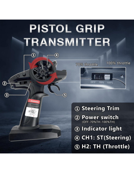 Coche RC Contixo HC1 1:16 39KMH 4x4 Todo Terreno