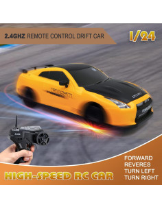 Coches de Drift RC 2.4GHz 1:24 y 1:16 Alta Velocidad 2