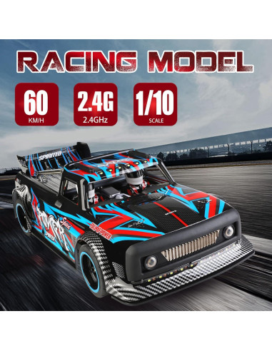 Coche RC GoolRC 104072 1:10 Brushless 4WD 60 km/h LED