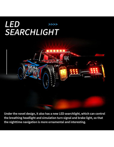Coche RC GoolRC 104072 1:10 Brushless 4WD 60 km/h LED