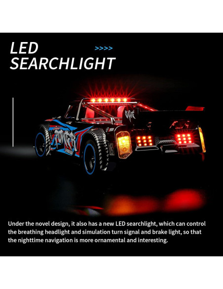 Coche RC GoolRC 104072 1:10 Brushless 4WD 60 km/h LED