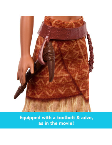 Muñeca Loto Mattel Disney Moana 2 con accesorios