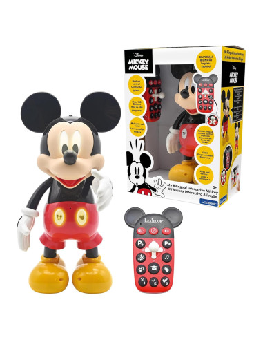 Robot Bilingüe Lexibook Mickey - Inglés/Español, 100+ Cuestionarios