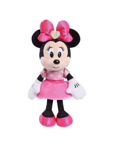 Peluche Minnie Mouse Just Play 20 cm Corazones Rosa