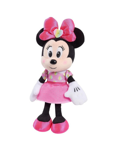 Peluche Minnie Mouse Just Play 20 cm Corazones Rosa