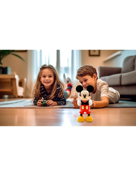 Robot Bilingüe Lexibook Mickey - Inglés/Español, 100+ Cuestionarios