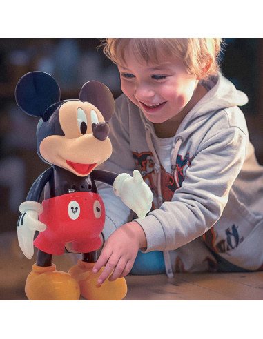 Robot Bilingüe Lexibook Mickey - Inglés/Español, 100+ Cuestionarios