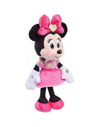Peluche Minnie Mouse Just Play 20 cm Corazones Rosa