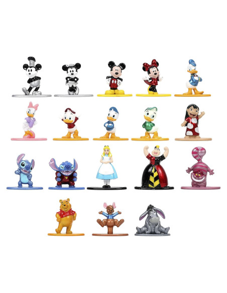 Figuras Coleccionables Disney Jada Toys 18-Pack Metal 4,19 cm Figuras Coleccionables Disney Jada Toys 18-Pack Metal 4,19 cm