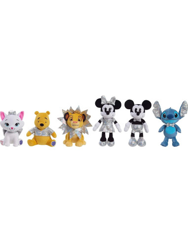 Peluche Marie Disney100 Años de Maravillas Just Play 16.5 cm