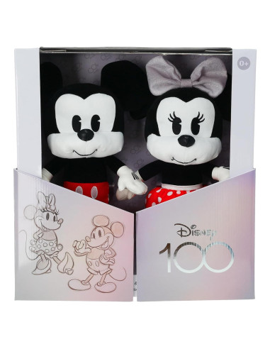 Conjunto de Peluches Mickey y Minnie 40 cm Kids Preferred