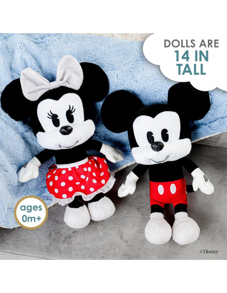 Conjunto de Peluches Mickey y Minnie 40 cm Kids Preferred