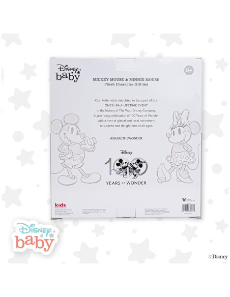 Conjunto de Peluches Mickey y Minnie 40 cm Kids Preferred