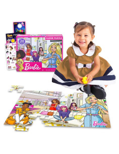 Rompecabezas de Suelo Barbie 36 Piezas 76x50 cm Juguete