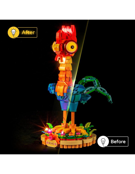 Kit de Luz LED YEABRICKS para Bloques Disney Heihei 43272