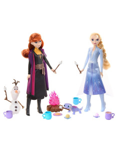Juego de Camping Disney Frozen 2 Mattel con 2 Muñecas y Accesorios