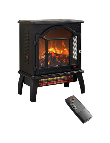 Calefactor Chimenea Eléctrica KUIKUI 1500W Control Remoto