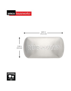 Barra Rub Away Amco - Eliminador de Olores Acero Inoxidable 2 Pzas 2