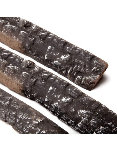 Registros de Chimenea a Gas Chendi 8 Piezas Cerámica Natural 2