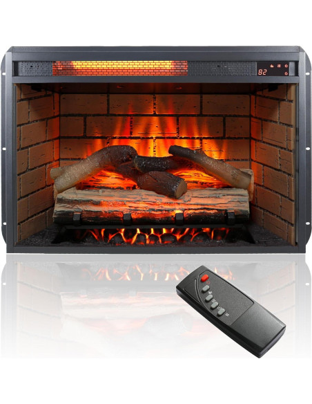 Centro de Entretenimiento con Chimenea Eléctrica Genérico 152 cm Centro de Entretenimiento con Chimenea Eléctrica Genérico 152 cm