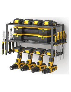 Organizador de Herramientas Spacecare - Estante Flotante 3 Capas 4 Soportes