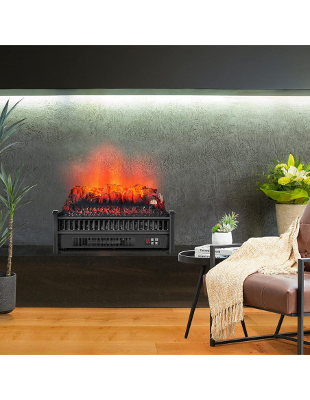 Conjunto de troncos eléctricos ORALNER 58 cm con control remoto