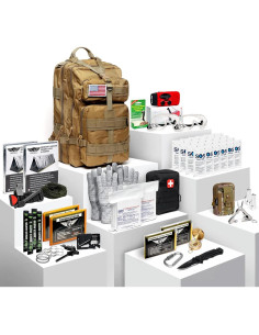Kit de Emergencia Completo EVERLIT 72 Horas para 2 Personas 2