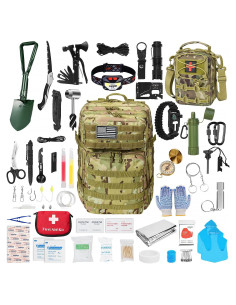 Kit de Supervivencia Profesional Skywod 99PCS Mochila 45L