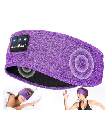 Auriculares Bluetooth 5.4 MUSICOZY Banda para Dormir y Deporte