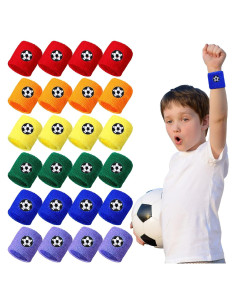 Muñequera Deportiva para Niños Zomiboo 24 Piezas Estilo Fútbol