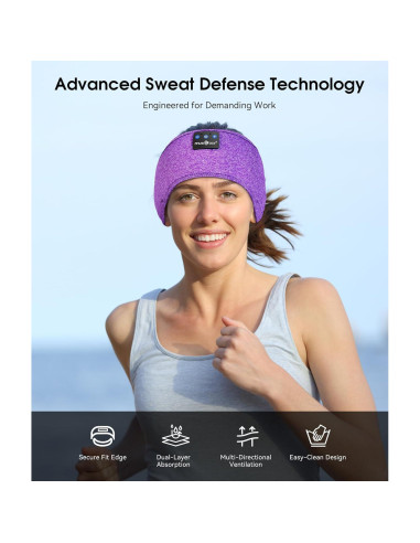 Auriculares Bluetooth 5.4 MUSICOZY Banda para Dormir y Deporte