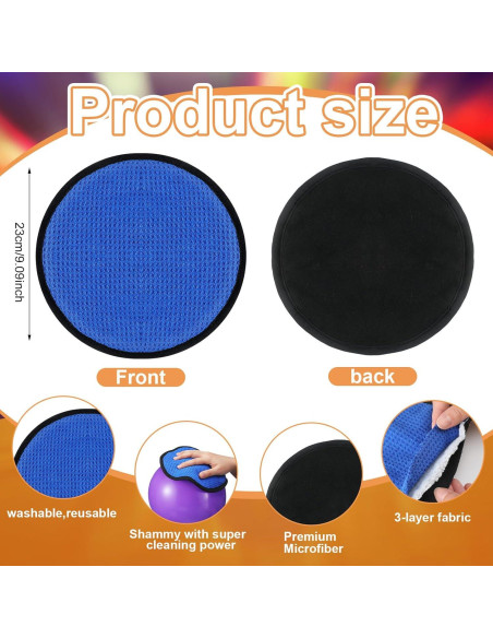 3 Toallas de Boliche Doble Cara HunnmingRe Suede 20 cm