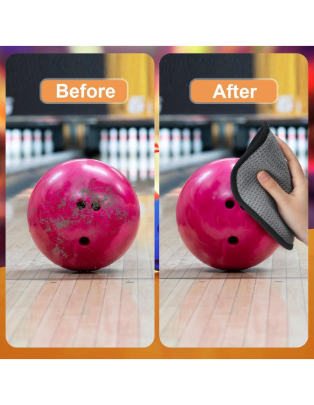 3 Toallas de Boliche Doble Cara HunnmingRe Suede 20 cm