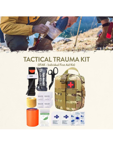 Kit de Supervivencia TacPreps 45L con Primeros Auxilios