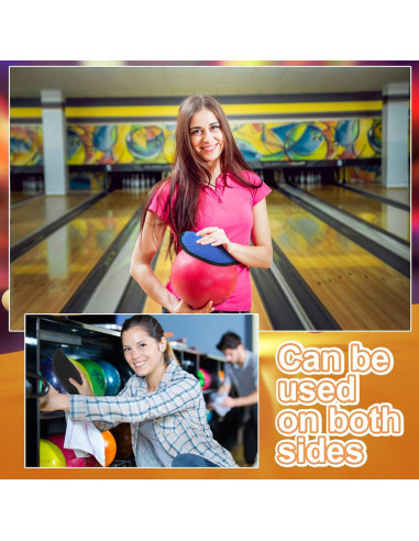 3 Toallas de Boliche Doble Cara HunnmingRe Suede 20 cm